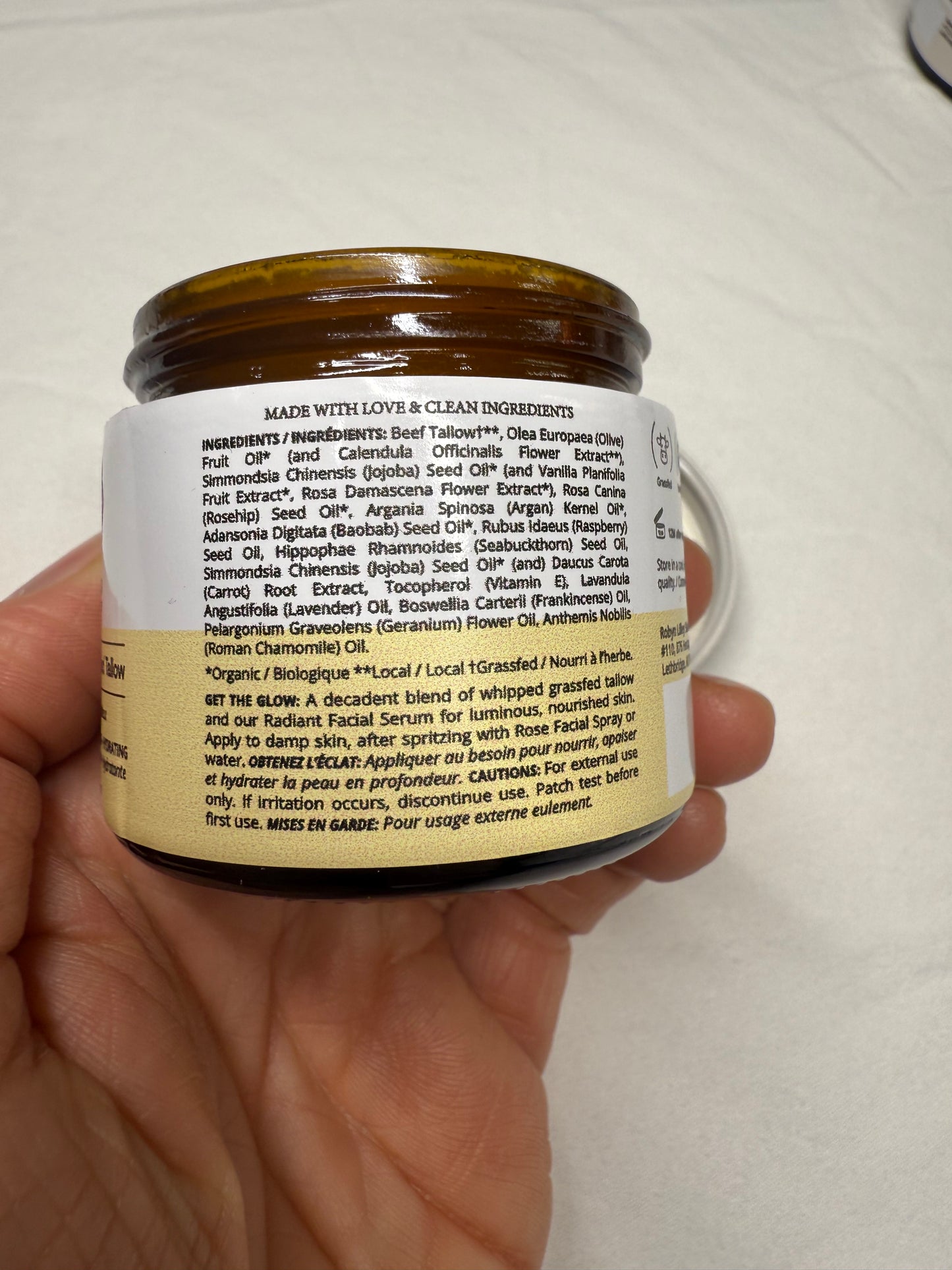 Radiant tallow for face 2oz