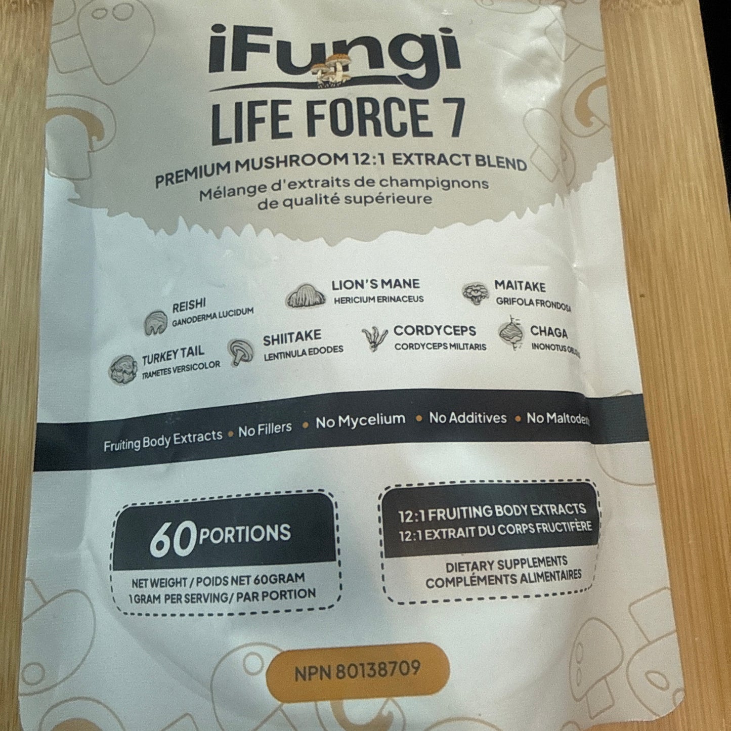 Premium Mushroom 12:1 extract blend- iFungi Life Force 7