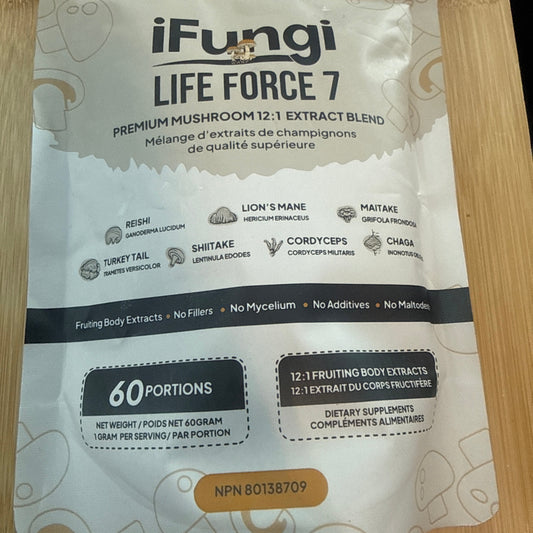 Premium Mushroom 12:1 extract blend- iFungi Life Force 7