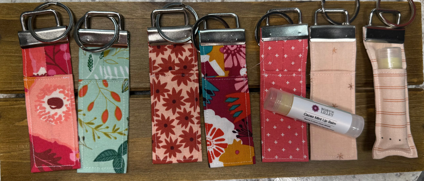 Lip Balm Holder Keychain