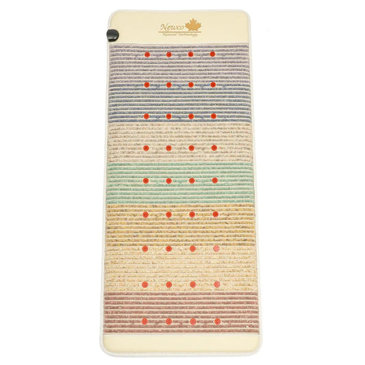 Full Body Chakra Mat with Crystal Technology, Far infrared Laser Light, Heated, PEMF, Red light Photons, Negative Ion Generating & Digital Touchscreen Controller.
