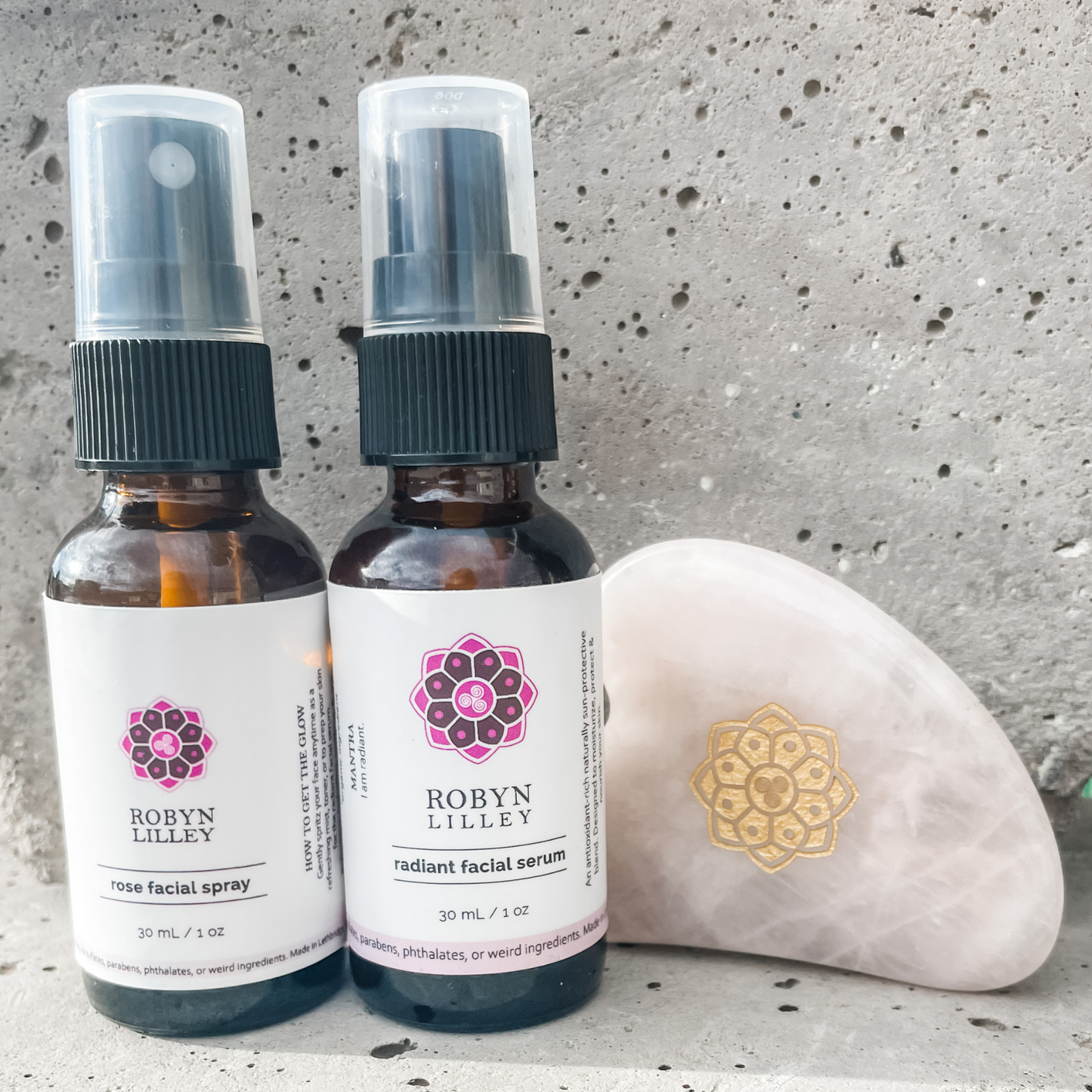 Gua Sha Heart – Rose quartz